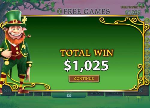 Plenty O' Fortune Big Bonus Slots Free Games feature pays out a total of $1,025