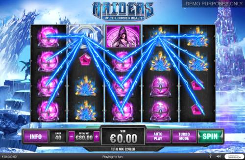 Raiders of the Hidden Realm Big Bonus Slots Multiple winning paylines