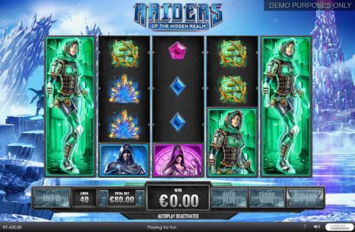 Raiders of the Hidden Realm Big Bonus Slots Sparks Free Games feature triggered