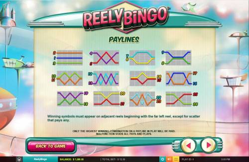 Reely Bingo Big Bonus Slots Paylines 1-25