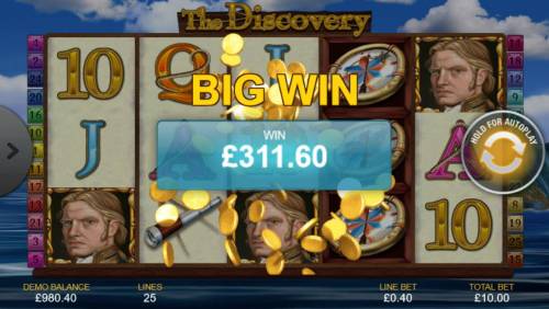 The Discovery Big Bonus Slots A 311. 60 big wn paid out.