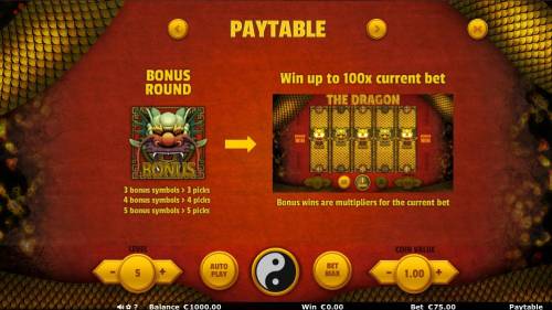 The Dragon Big Bonus Slots Bonus Feature Rules