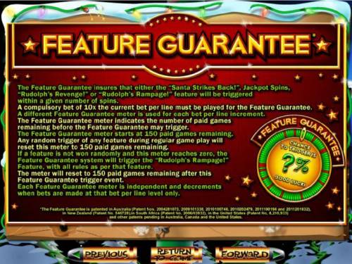 The Elf Wars Big Bonus Slots Feature Guarantee rules