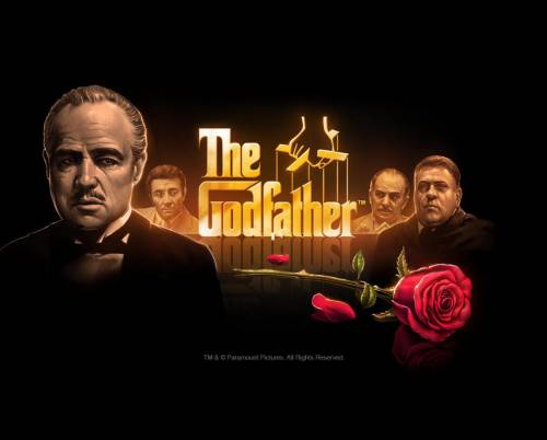 The Godfather Big Bonus Slots Splash screen - game loading