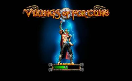 Vikings of Fortune Big Bonus Slots Splash screen - game loading