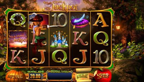 Wish Upon a Jackpot Big Bonus Slots Random symbol positions are changed into wilds during the Puss in Wilds feature.
