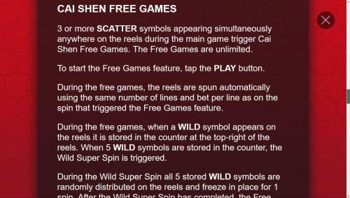 Wu Lu Cai Shen Big Bonus Slots Cai Shen Free Games Rules